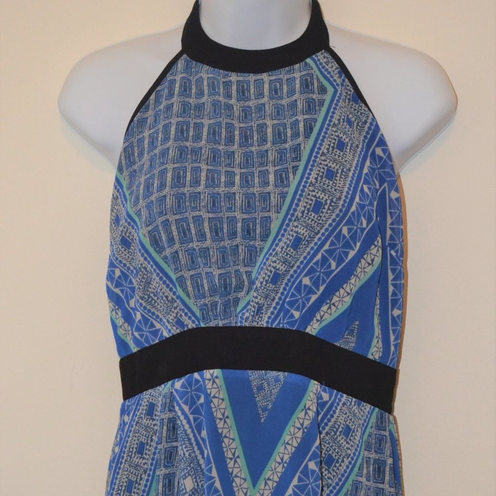 F21 Blue Pattern Dress
